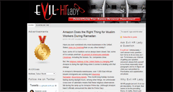 Desktop Screenshot of evilhrlady.org